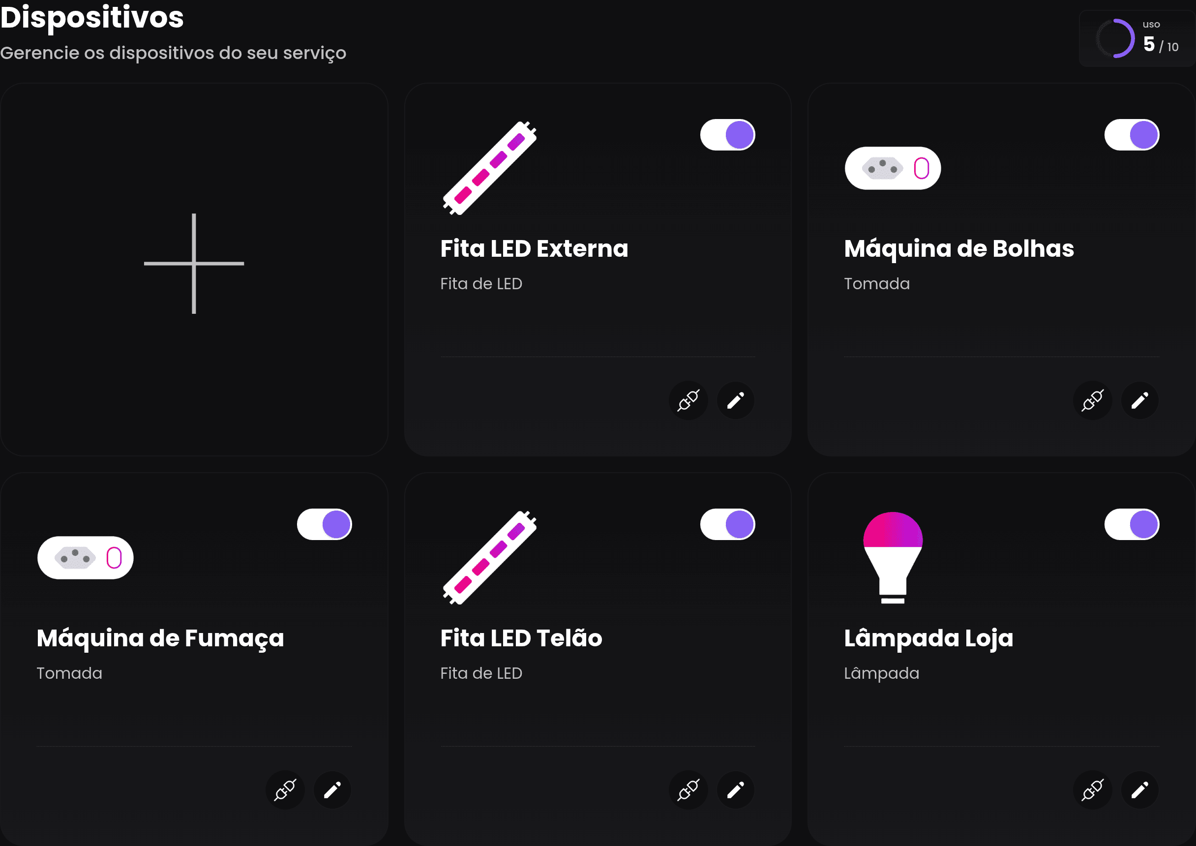 Devices Internal Page